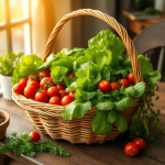 طقم حديقة السلطة في البلكونة