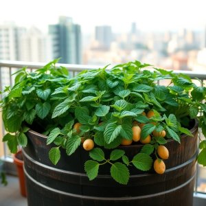 How to Grow 15 kg of Potatoes in a Small Barrel?