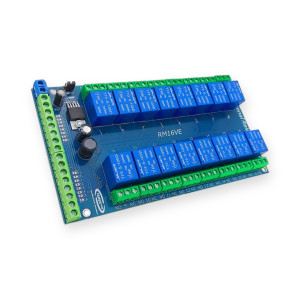 موديول ريليه 16 خرج – يعمل بإشارة من 5V إلى 40V