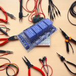 موديول ريليه 4 خرج – يشتغل بإشارة 5V أو 12V أو 24V