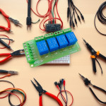 وحدة ريليه 4 قنوات تعمل بـ 12V