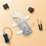 12V DC Water Pump with Inlet and Outlet