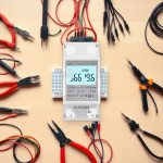 Single-Phase Energy Meter 80A / 230V (DIN-Rail kWh Meter)