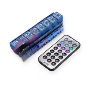 موديل ريلي 8 خرج 5V مع تحكم عن بعد