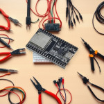 لوحة تطوير ESP32-DEVKITC (موديول ESP32-WROOM-32U، 4 ميجابايت)