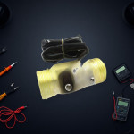 YF-B6 G3/4" Brass Water Flow Meter Sensor