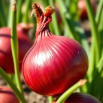 البصل الأحمر Red onion