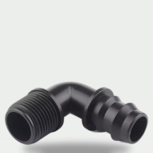 16mm Elbow Connector with 1/2" Threaded Port