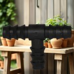 16mm T Joint Irrigation Connector – Black (10 Pieces) Turkish