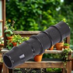 16mm Straight Connector for Irrigation – Black (10 Pieces) Turkish Import