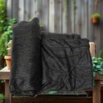 3x3m Black Shade Net 65% – Garden Shade Cloth