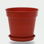 Planter Pot with Saucer 17cm
