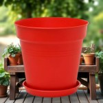 17cm Planter with Saucer