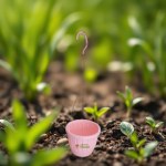 Pink Hanging Planter Hangu 17cm
