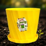 12cm Plastic Herb Planter Pot
