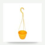 Hanging Planter Pot Orange 17cm