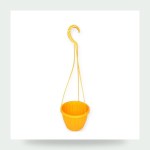 Hanging Planter Pot Orange 17cm