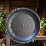 Black Pot Saucer for 20cm Pots