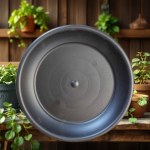 Black Pot Saucer for 30cm Pots