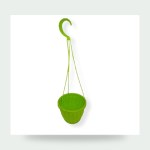 Hanging Planter 17 cm Light Green