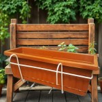Rectangular Planter 40x20 cm with Metal Stand