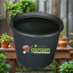 Black Plant Pot 23 cm without Saucer