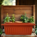 Rectangular Plant Tray 40x20 cm