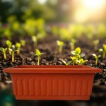 Rectangular Plant Tray 40x20 cm