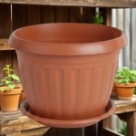German Plant Pot 35 cm with Tray