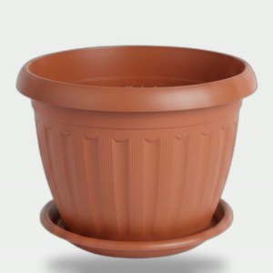 German Plant Pot 20 cm with Tray