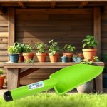 Mintra Reinforced Plastic Garden Shovel – Light Green