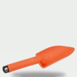 Reinforced Plastic Garden Scoop Shovel - Brown (Mintra)