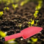 Reinforced Plastic Garden Shovel - Watermelon