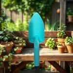 Reinforced Plastic Garden Shovel - Baby Blue (Mintra)