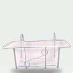 Metal Plant Pot Holder 40cm - Durable Stand for Flower Pots