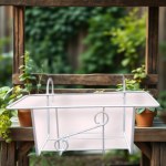 Metal Plant Pot Holder 40cm - Durable Stand for Flower Pots