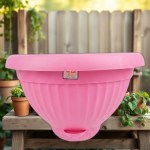 Half-Circle Wall Planter 30 cm (Pink)