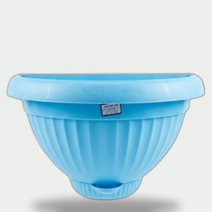 Half-Circle Wall Planter 30 cm Light Blue