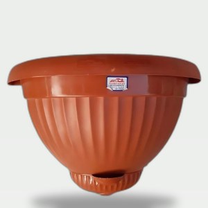 Half-Circle Wall Planter 30 cm Terracotta