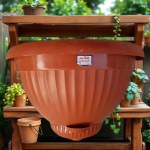 Half-Circle Wall Planter 30 cm Terracotta