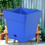 18cm Green Square Planter