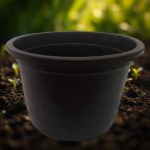 Black Nana Planter 20 cm