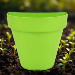 Hanging Half Circle Planter 15 cm Light Green