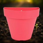 Hanging Half Circle Planter 15 cm Muted Blue