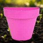 Pink Half-Ring Hanging Planter 15cm