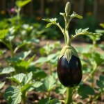 بذور الباذنجان الرومي الأسود (Black Baladi Eggplant Seeds)