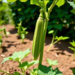 بذور البامية الخضراء الطويلة (Long Green Okra Seeds)