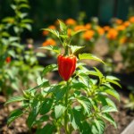 Sweet Red Pepper Seeds 5 Seeds