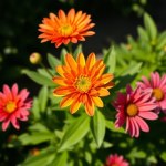 Flower cm : Gazania rigens