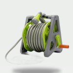 Water Hose Reel 20m – ½ inch with Multi-Pattern Spray Gun & Wall Mount